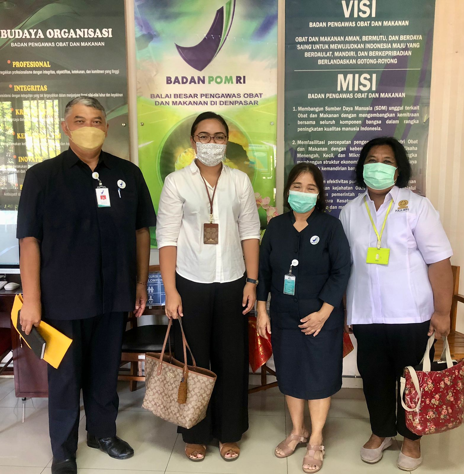 Persiapan Magang MBKM :  Fakultas Teknologi Pertanian lakukan penjajakan kerjasama dengan Balai Besar Pengawas Obat dan Makanan (BBPOM) Denpasar