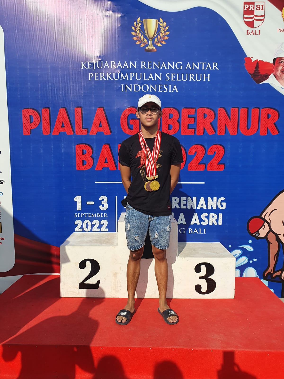 Berprestasi, Mahasiswa TPB FTP Unud Raih 3 Medali Pada Kejuaraan Renang Piala Gubernur Bali Tahun 2022
