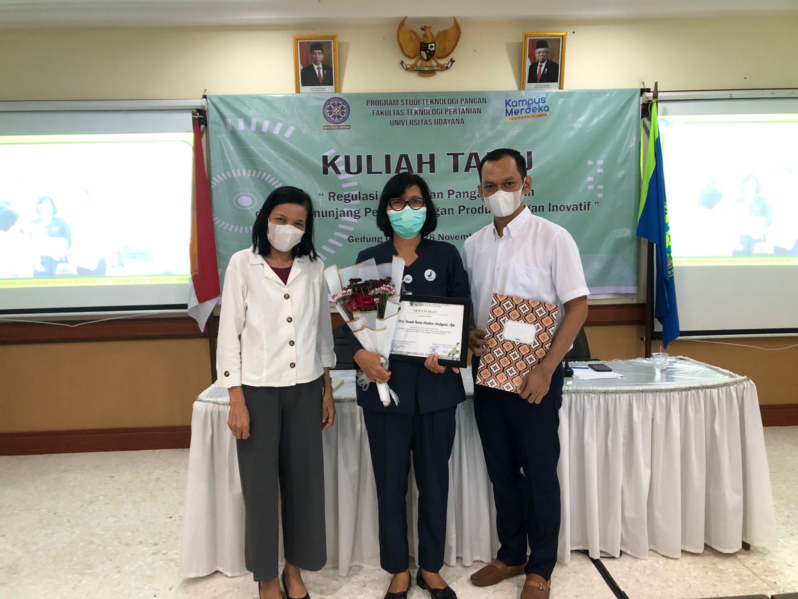 Collaborating with BBPOM in Denpasar, Food Technology Study Program Holds Guest Lecture on Processed Food Safety Regulations