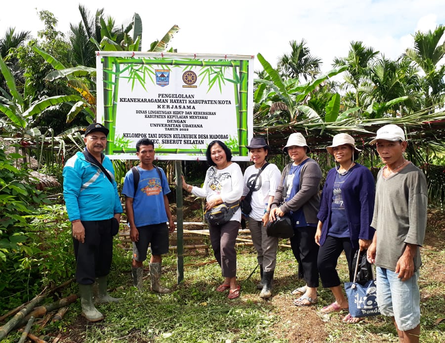 Realization of Cooperation, Unud FTP Lecturers Carry out Biodiversity Management Activities in Matotonan Village and Madobag Village, Kec. South Siberut, Mentawai Islands